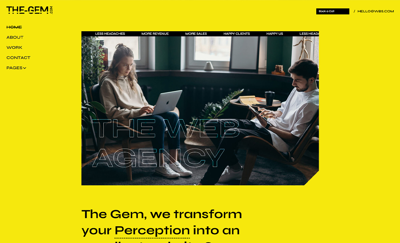 Thegem Agency Website Template